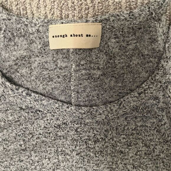 Enough about me Women's Sun & Moon Graphic Sleeveless Tank Top Gray M - Picture 4 of 4